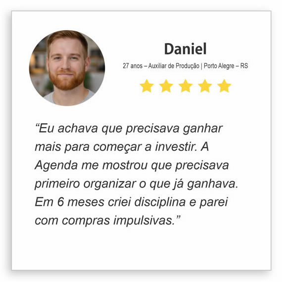 A Agenda da Riqueza - Depoimentos